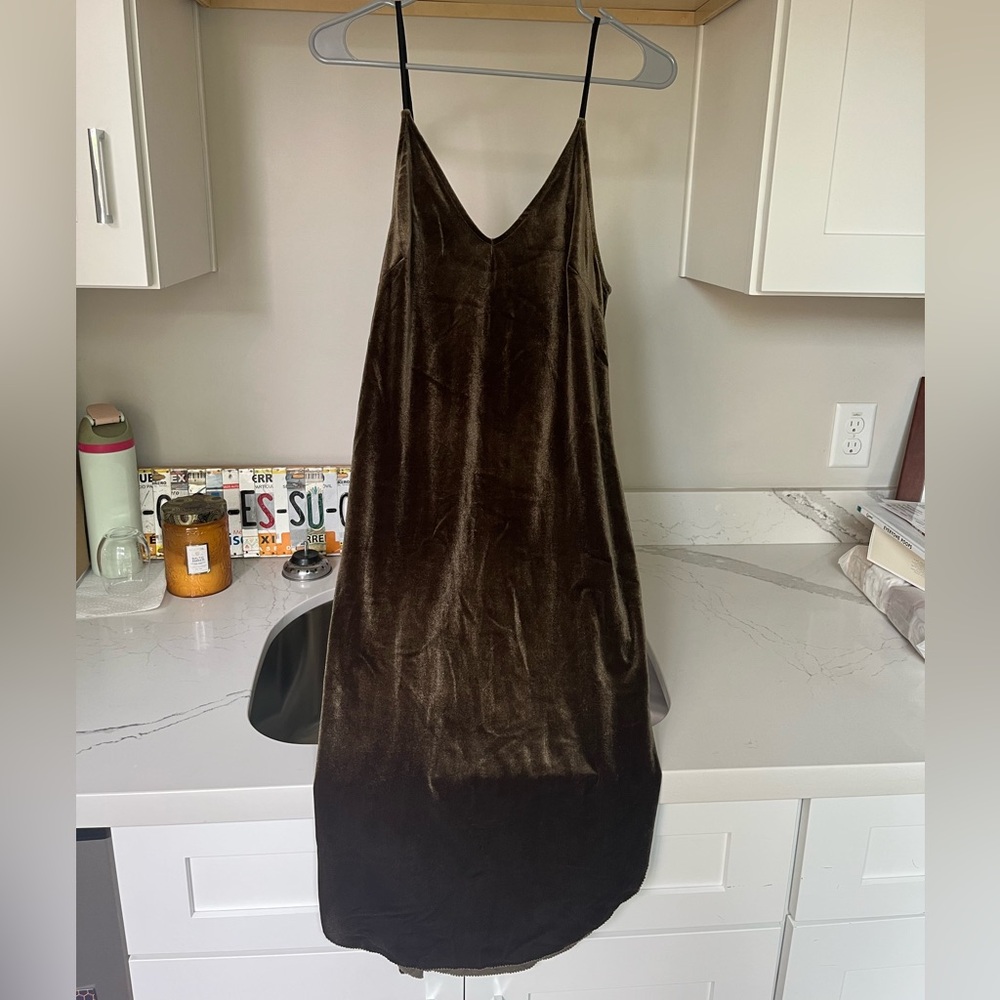 Dark Green Dress